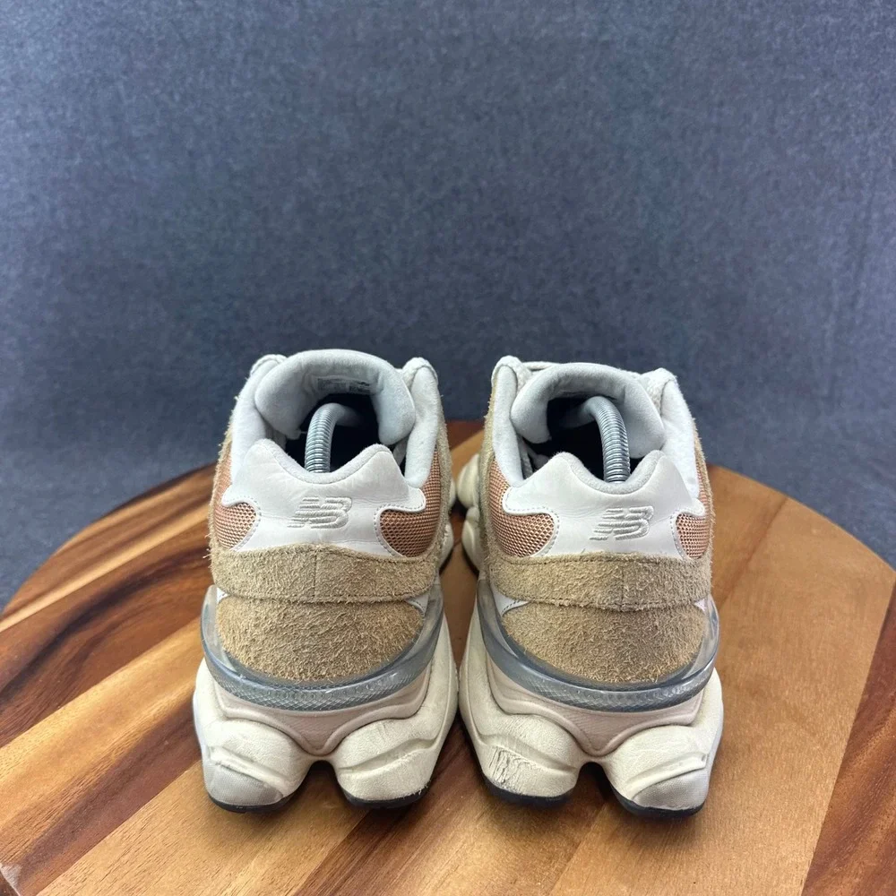 New Balance 9060 U9060HMT Great Plains Tan White Suede Mesh Men's 9.5 Sneakers